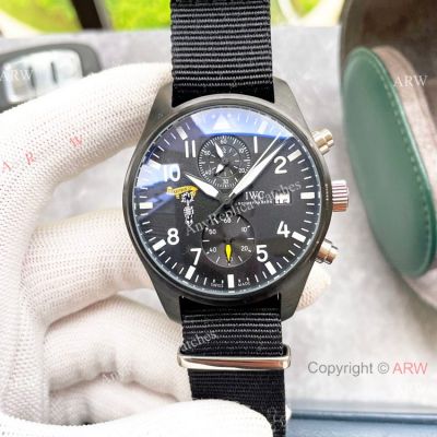 Copy IWC Pilot's 'STRKFITRON 27' Watch Limited Edition All Black 43mm